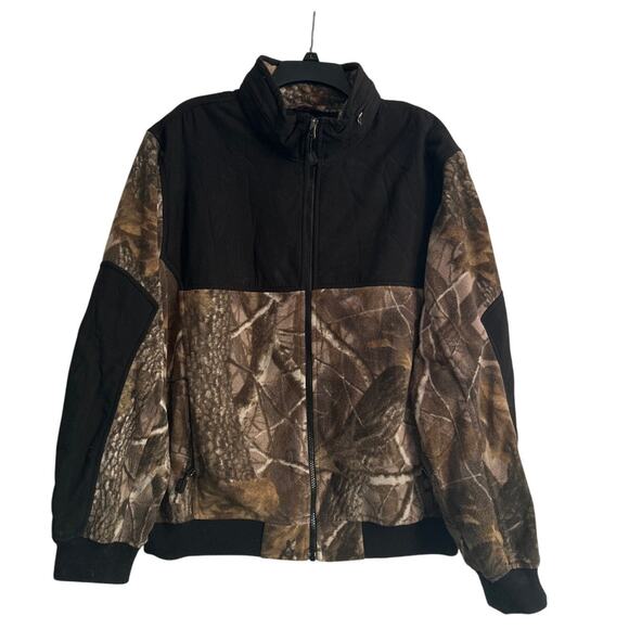 GUC DDX Dri-Duck Camo/Black Jacket Hood in Collar Long Sleeve Size Large - Picture 1 of 7